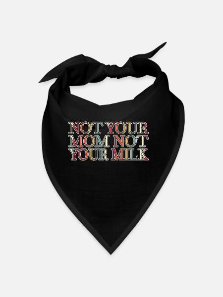 animal rights gift funny quote funny jokes - Bandana - Schwarz