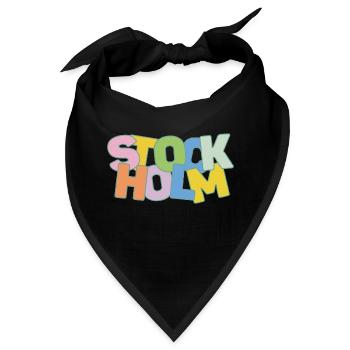 Stockholm - Bandana - Schwarz - Vorne