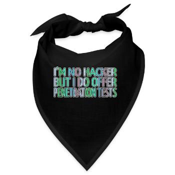 hack the box bday anonymous expect us encrypt - Bandana - Schwarz - Vorne