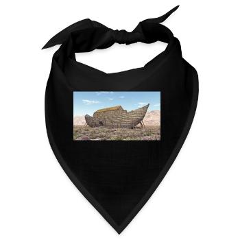 Arche Noah, Bibel, Religion - Bandana - Schwarz - Vorne