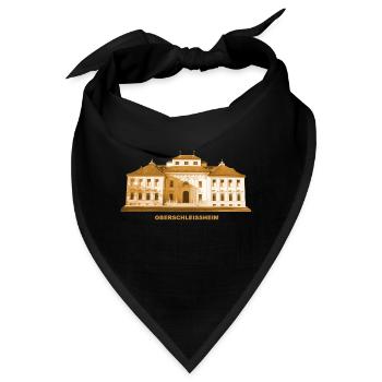 Oberschleißheim Schloss Lustheim Oberbayern - Bandana - Schwarz - Vorne