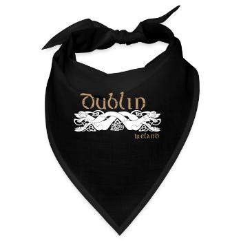 Dublin - Bandana - Schwarz - Vorne