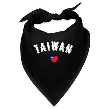 Taiwan - Bandana - Schwarz - Vorne