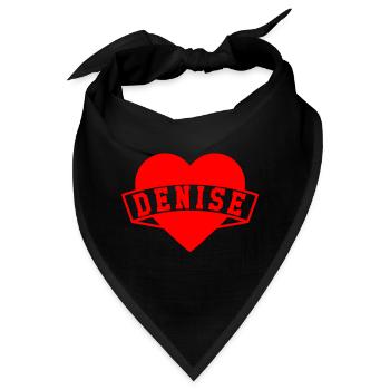 Denise Herzen - Bandana - Schwarz - Vorne