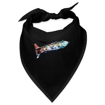 Die Nautilus nach Jules Verne - Bandana - Schwarz - Vorne