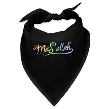 Masallah - Bandana - Schwarz - Vorne