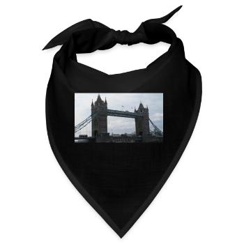 Tower Brücke London - Bandana - Schwarz - Vorne