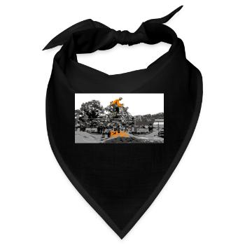 BMX (Begriffsklärung - Bandana - Schwarz - Vorne