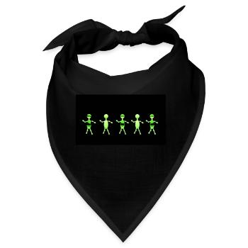 Figuren - Bandana - Schwarz - Vorne