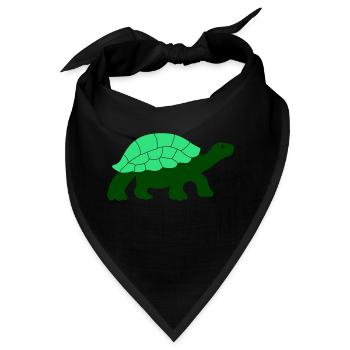 turtle - Bandana - Schwarz - Vorne