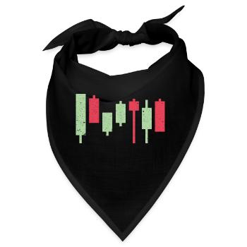 Investment Banking Finance Chart Money Investor - Bandana - Schwarz - Vorne