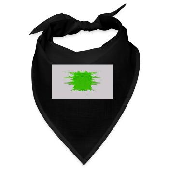Splitter- Würfel - Bandana - Schwarz - Vorne