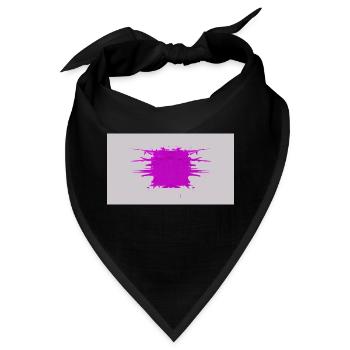 Splitter- Würfel - Bandana - Schwarz - Vorne