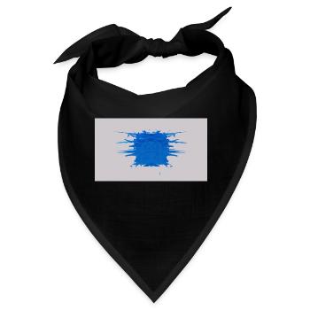 Splitter- Würfel - Bandana - Schwarz - Vorne