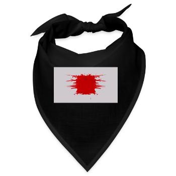 Splitter- Würfel - Bandana - Schwarz - Vorne