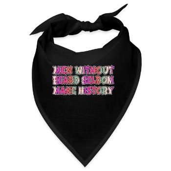 beard gang christmas beard fear harden - Bandana - Schwarz - Vorne