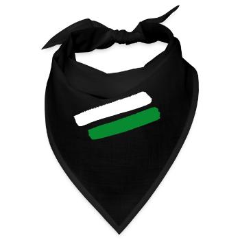 Steiermark Style Streifen - Bandana - Schwarz - Vorne