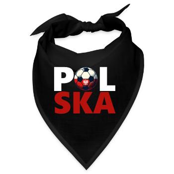 Polnischer Fußball - Bandana - Schwarz - Vorne