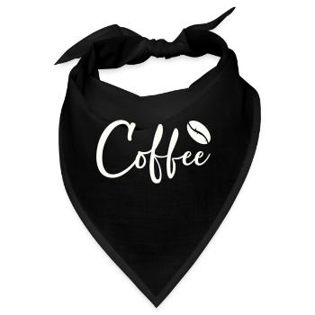 Coffee - Bandana - Schwarz - Vorne