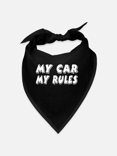 Auto - Bandana - Schwarz