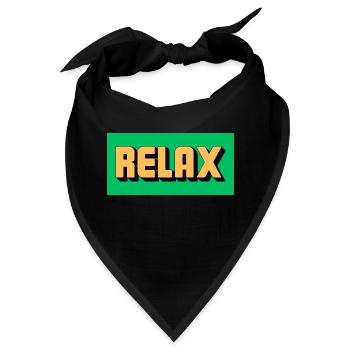 Relax! - Bandana - Schwarz - Vorne