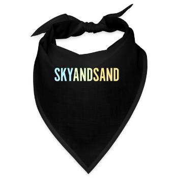 Sky And Sand - Bandana - Schwarz - Vorne