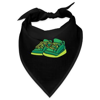 bunte baby trainers - Bandana - Schwarz - Vorne