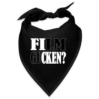 Film gucken? - Bandana - Schwarz - Vorne