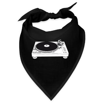 turntable - Bandana - Schwarz - Vorne