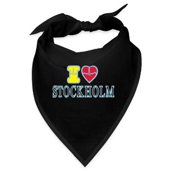STOCKHOLM - Bandana - Schwarz - Vorne