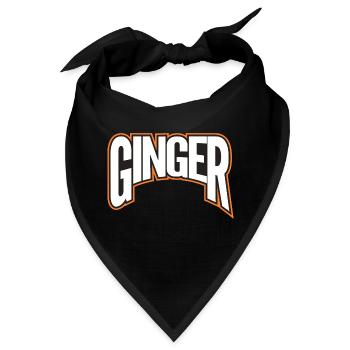 Ginger! Proud Ginger! - Bandana - Schwarz - Vorne