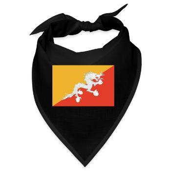 bhutan - Bandana - Schwarz - Vorne