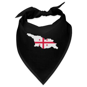 Georgien - Bandana - Schwarz - Vorne