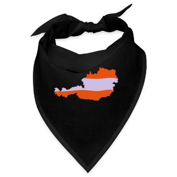 Österreich, Austria - Bandana - Schwarz - Vorne