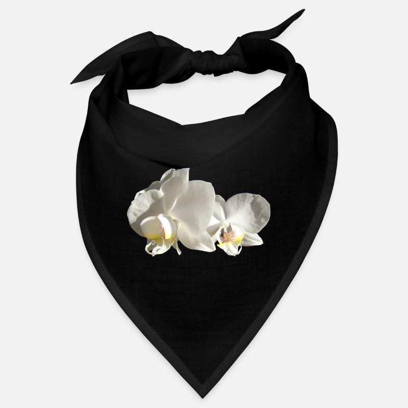 Orchidée blanche Bandana