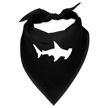 Hammerhai - Bandana - Schwarz - Vorne