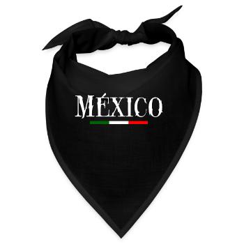 México - Bandana - Schwarz - Vorne