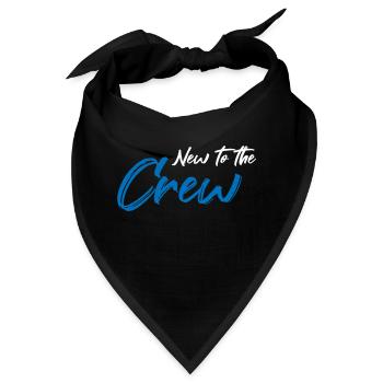 New to the crew - Bandana - Schwarz - Vorne