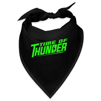 GREEN POWER - Bandana - Schwarz - Vorne