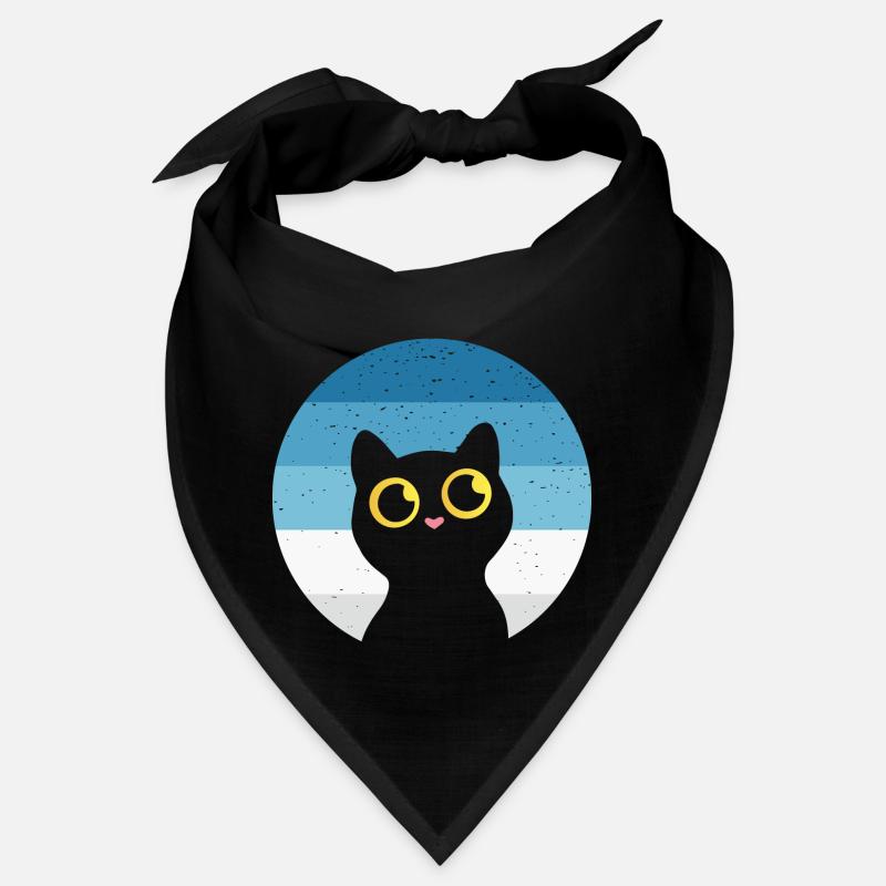 Katze Retro Bandana