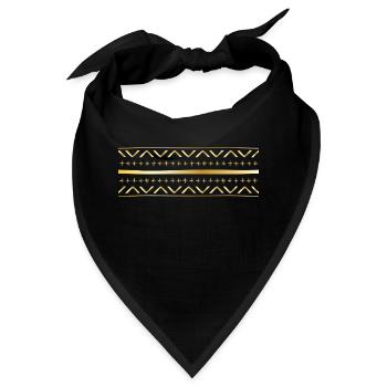 Rune Symbol Geschenk Ornament ethnisch Spirit Art - Bandana - Schwarz - Vorne