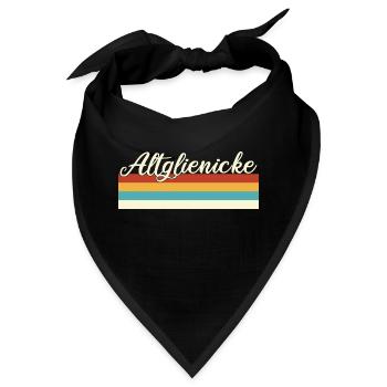 Altglienicke - Treptow - Köpenick - Berlin - Retro - Bandana - Schwarz - Vorne
