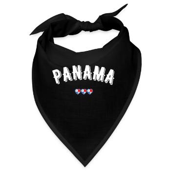 Panama - Bandana - Schwarz - Vorne