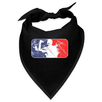 Dart Man Old - Bandana - Schwarz - Vorne