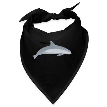 Vaquita Artenschutz Aussterben bedrohte Tierart - Bandana - Schwarz - Vorne
