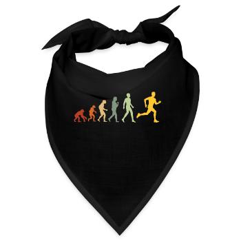 Evolution zum Triathlon - Running Evolution - Bandana - Schwarz - Vorne