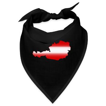 Österreich - Bandana - Schwarz - Vorne