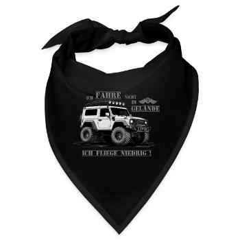 Offroad-Fahrzeug - Bandana - Schwarz - Vorne