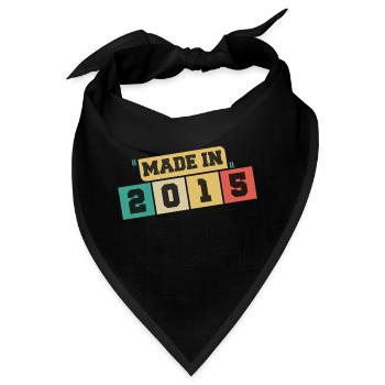 2015 Jubiläum 2015 Jahrgang 2015 Jubiläum - Bandana - Schwarz - Vorne