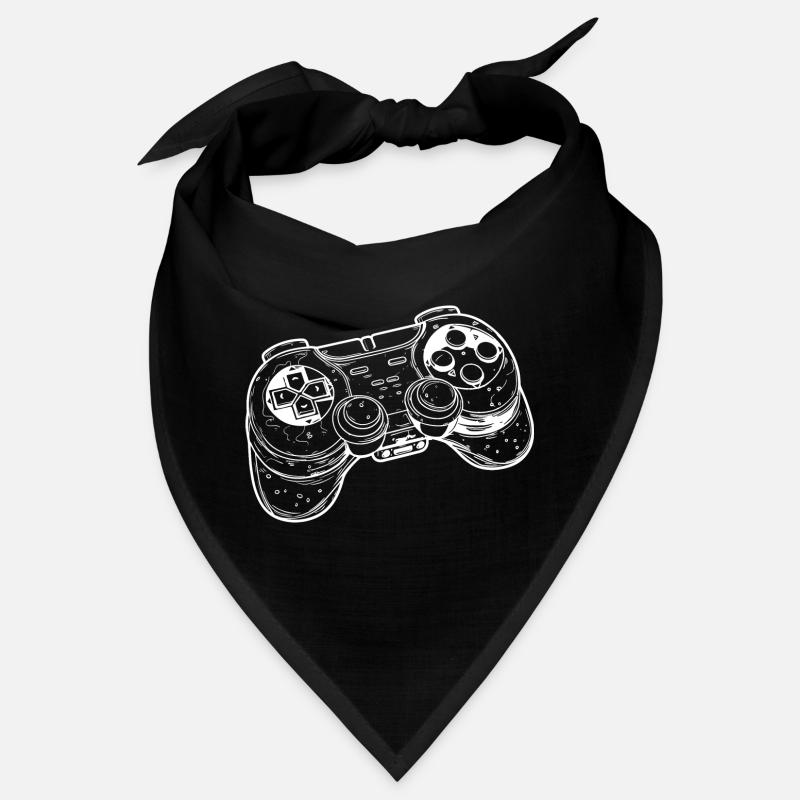 Video Game Controller Drawing Bandana